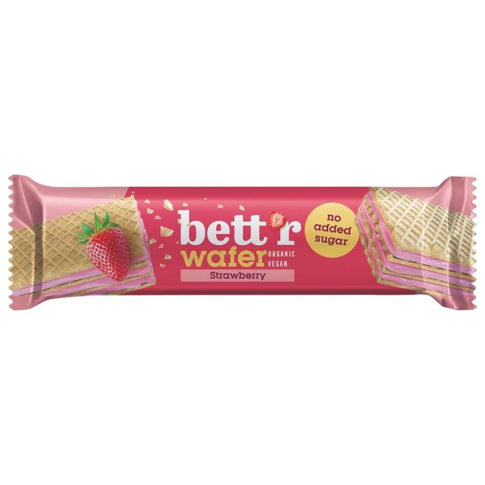 Γκοφρετα Φραουλα Κασιους Χωρ. Ζαχαρη Bio 30gr Better